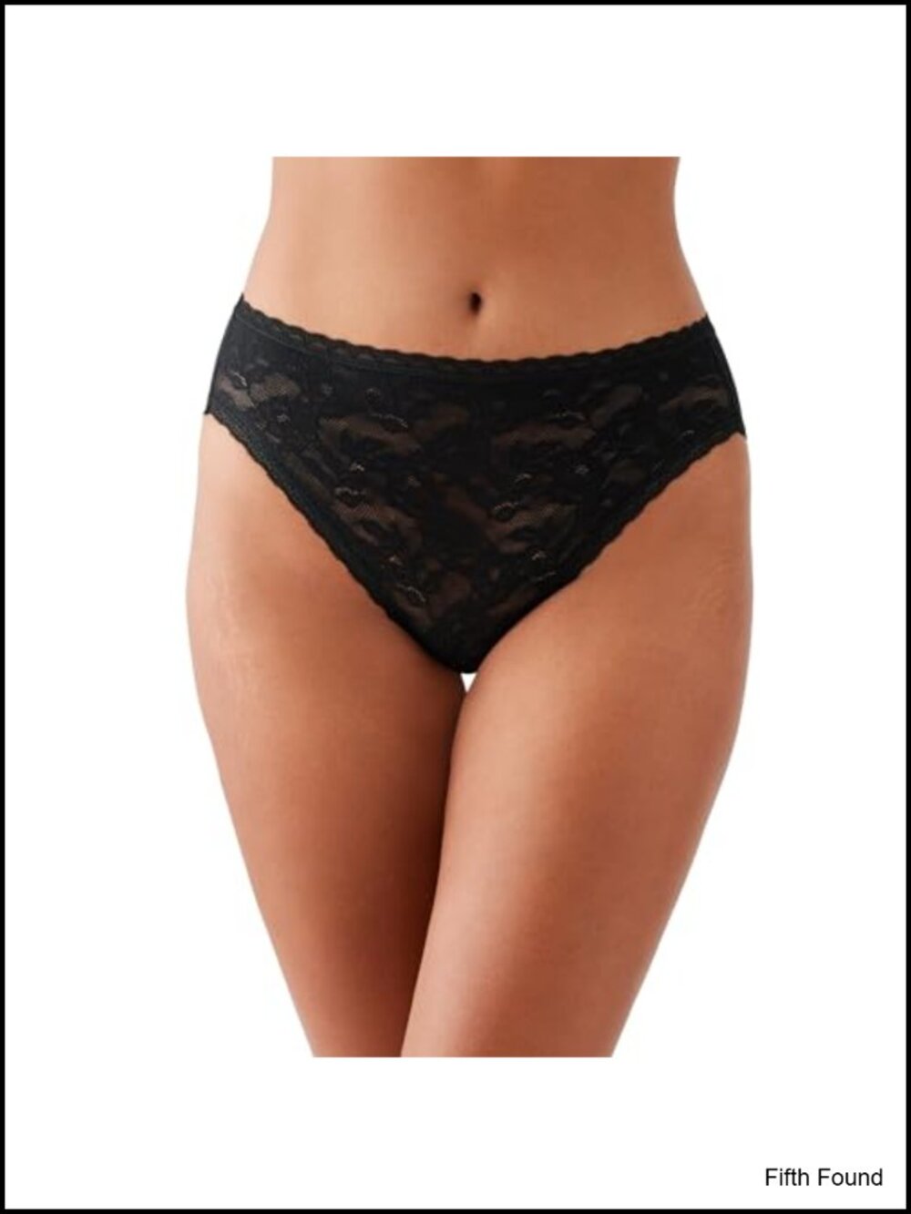 Lace Hi Cut Brief Panty Stretch Breathable